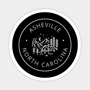 Asheville, North Carolina Camping Magnet